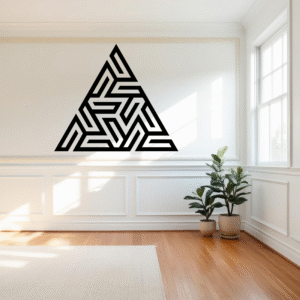 Diseño triangular moderno
