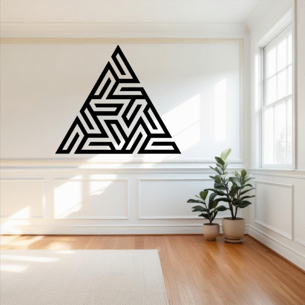 Diseño triangular moderno