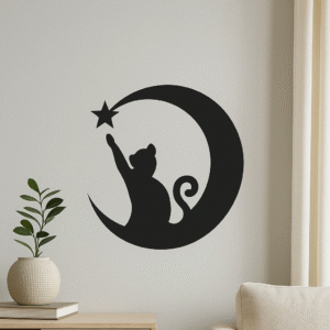Gato con Luna