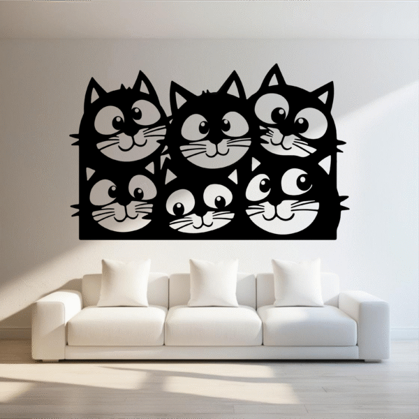 Caras de gatos simpaticos