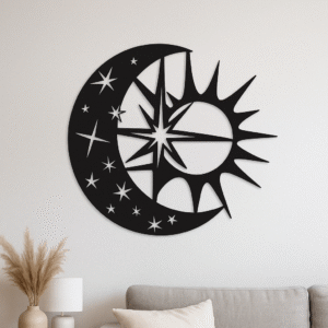 Luna con Estrellas