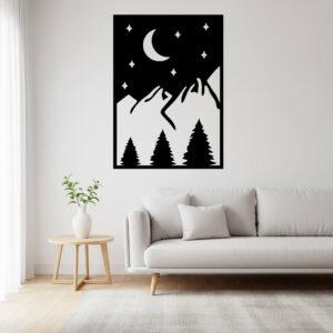 Paisaje Nocturno con Estrellas